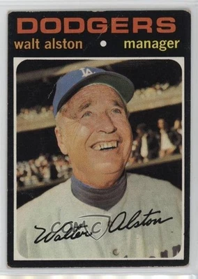 1971 Topps Walter Alston #567 HOF - Image 1 of 2