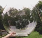GLOBE ACRYLIC 16" CLEAR SPHERE WITH 5.25" NECK S11697-6