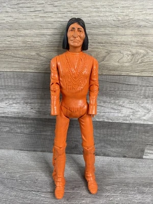 "Figura de acción Marx Johnny West Gerónimo 12"" 1973 naranja 1/6 de colección" Foto 1 de 4