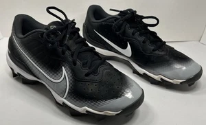Nike Cleats Mens Size 7 Diamond Baseball Cleats DJ6524-001 Black White Shoes - Picture 1 of 17