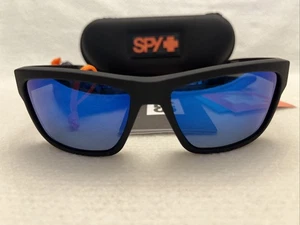 Spy + Frazier Sunglasses-Matte Black 59 16 127 - Green Polarized Lens - NEW - Picture 1 of 9
