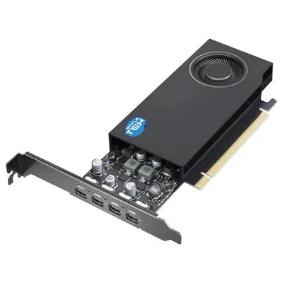 NVIDIA RTX A400 4GB GDDR6 Video Card Editing 4 X Mini-DP Graphics Workstation - Image 1 of 4