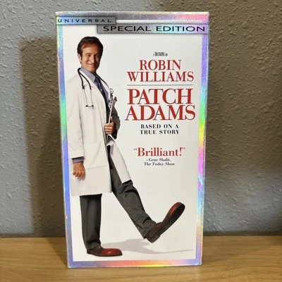 Patch Adams Robin Williams VHS tape Free Shipping - Image 1 of 3