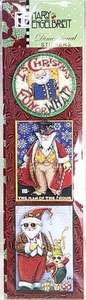 Santa Elves Christmas Fun Mary Englebreit 3D Stickers - Picture 1 of 2