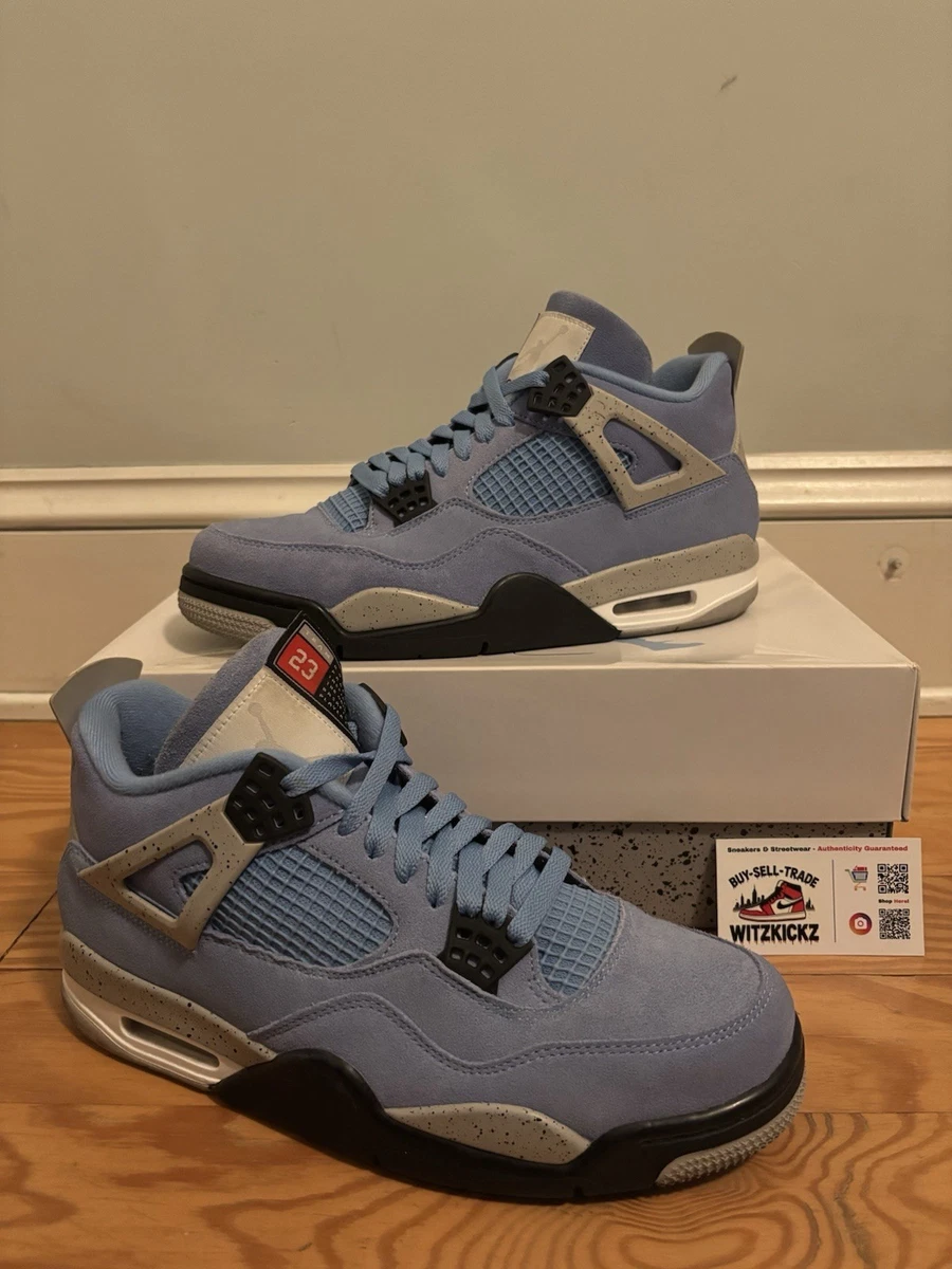 Nike Air Jordan 4 グレー/ブルー Jordan 4 Retro Blue | eBay