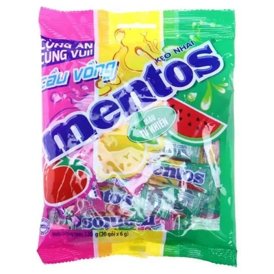 3 Bags of Mentos Mini Soft Candy Fruity 120g each bag - image 1 of 4