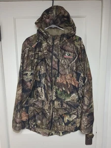 Mossy Oak Mens Scent Factor Hunting Jacket Size L  Mossy  Camo Pattern - Picture 1 of 12