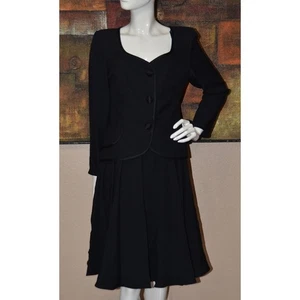 Arnold Scaasi Designer Abend Rock & Jacke 2-teiliges Set Größe 10 NEU! - Bild 1 von 9