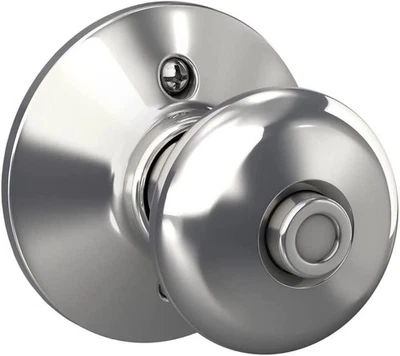 (lote de 6) Schlage F40 625 capas Plymouth perilla de puerta, cerradura de privacidad para cama y baño Foto 1 de 2