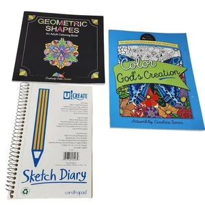 Inspirierendes Malbuch Paket Skizzenblock Design Geometrisch Gottes Schöpfung - Bild 1 von 14