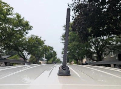 Antena espiral de goma corta de 7" varilla de mástil radio para Mitsubishi Outlander 2007-2017 Foto 1 de 4