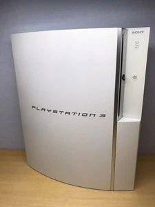 Sony PS3 Fat CECHL00 80GB Ceramic White nur Konsole, voll funktionsfähig, Delid 4.92 - Bild 1 von 9
