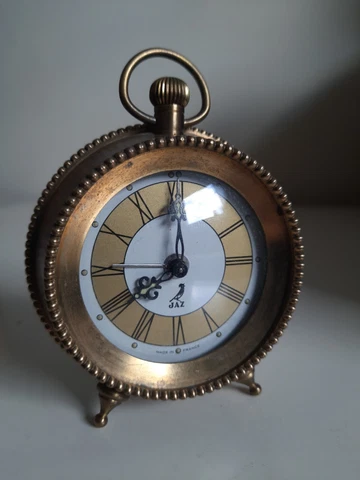 VINTAGE JAZ ALARM CLOCK RARE FOR BOURGEOISIE FRANCE A UNIQUE LUXURY MASTERPIECE Cover