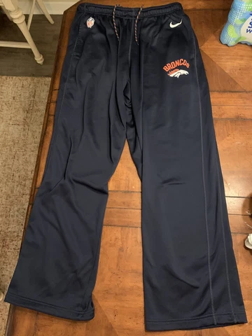 Denver Broncos Nike NFL Authentic apparel onfield therma fit track pants mens XL Cover