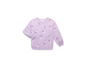 365 Kids from Garanimals Girls Fleece Top with Long Sleeves - Picture 1 of 3