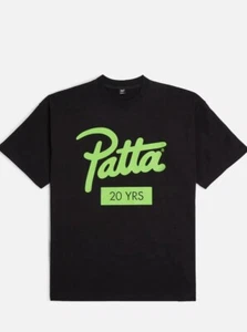 Patta X Nike 20 Yrs Anniversary T-shirt  Black size XL Sold Out - Picture 1 of 5
