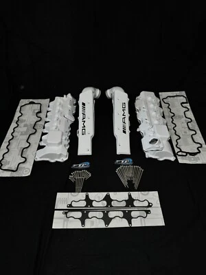 Cubiertas de válvula y tanques de sobretensión E55 AMG M113K blanco polar E55 G55 S55 SL55 AMG Perf Foto 1 de 4
