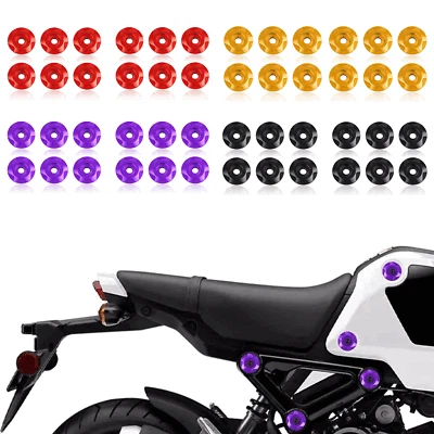 12 Pcs Fairing Washers Side Panel Garnish Washer Cover For Honda Grom MSX125 22+ Foto 1 de 4
