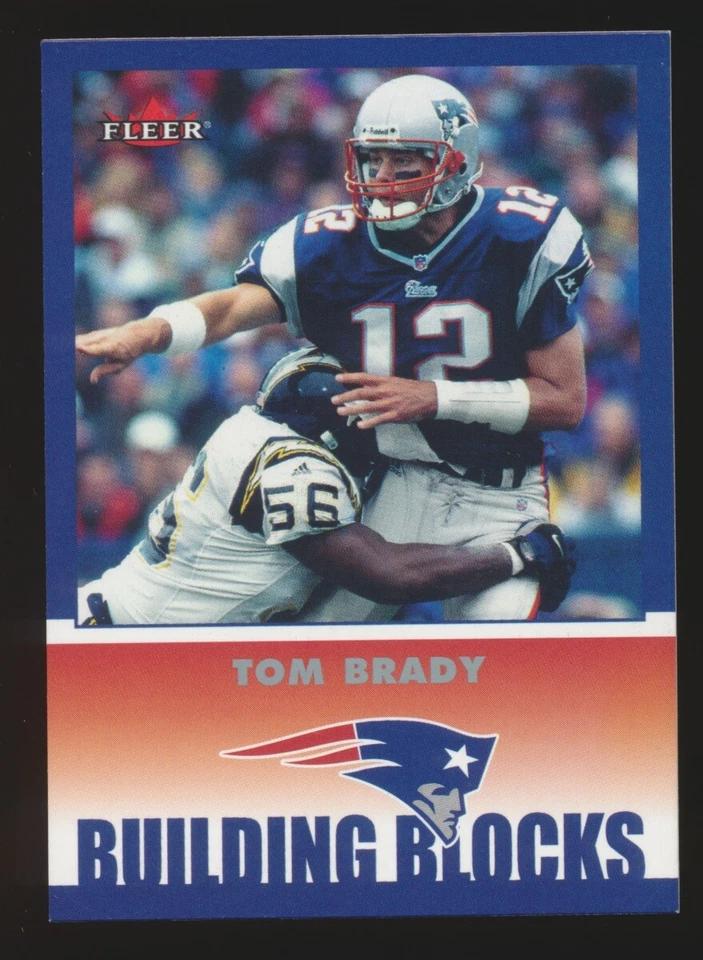 TOM BRADY 2002 FLEER TRADITION BUILDING BLOCKS *NEW ENGLAND PATRIOTS* - Image 1 of 1