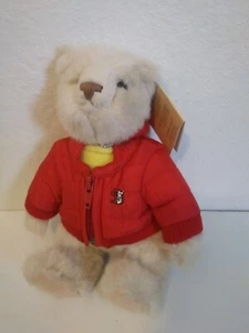 NWT Bialosky Bears 1999 Winter II Charlie Fully Jointed Plush Red Puffer Jacket - Picture 1 of 8