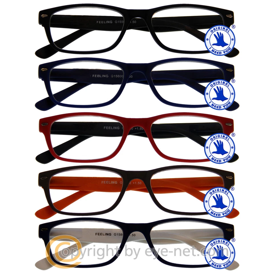 Feeling - Lesebrille - Kunststoff - Federbügel & Etui - I Need You by EYE-NET