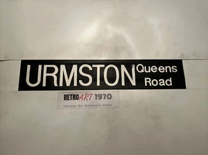 Urmston Queens Road - Manchester 1.5 1976 Bus Blind 35” - Gift - Picture 1 of 7