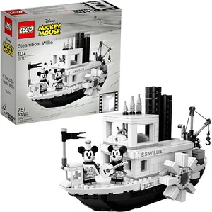 LEGO 21317 | DISNEY Mickey Mouse | Steamboat Willie Retired Set (NIB) Cruise - Picture 1 of 1