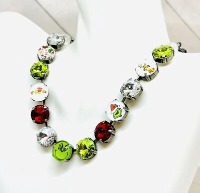 Collar Distintivo Cadena Copa NAVIDAD Grinch Rojo y Verde, COLLAR NAVIDAD Foto 1 de 4