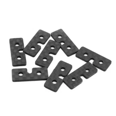 Carbon standard servo plates for Align Trex 550 600 700 Helicopter H60074A - Image 1 of 2