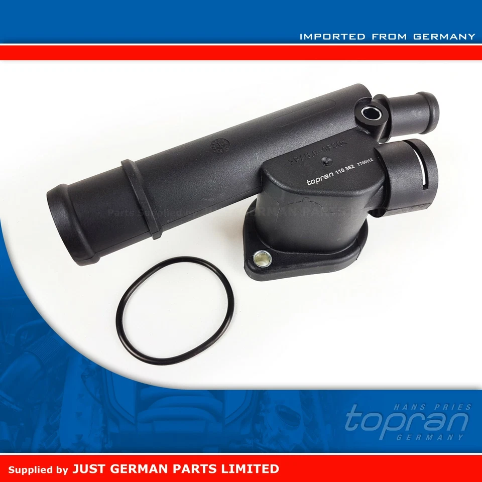 2.0 TDI Coolant Water Flange Housing Cover [04-15] VW Audi Seat Skoda 038121132G - Image 1 of 4