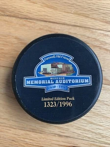 RARE Vtg Buffalo Sabres Don Luce Auto Hockey Puck Limited Edition Memorial AUD - Picture 1 of 3