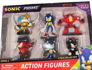 Sonic Prime Series 2 - 6 Pack Deluxe Box Action 3" Figures Netflix - Bild 1 von 4