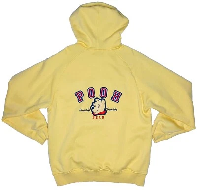 *De colección* Chaqueta amarilla con cremallera completa Hong Kong Disneyland Winnie The Pooh para hombre; XL Foto 1 de 4