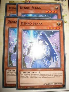 YU-GI-OH! PLAYSET (LOT DE 4) DENKO SEKKA SDCH-FR018 NEUF FRANCAIS EDITION 1 - Bild 1 von 1