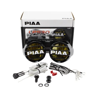 PIAA 22-05372 LP530 LED Ion Yellow Driving Beam Kit Fog Lights Lamp 2500K - Image 1 of 4