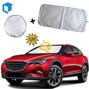 Foldable Car Windshield Sun Shade Visor Anti-UV Shield Blocker Cover Truck SUV - Picture 1 of 8