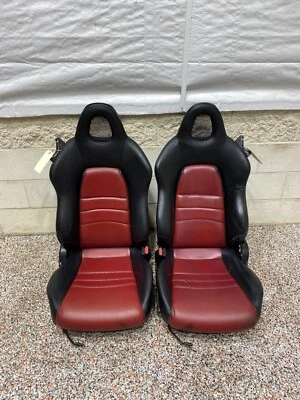 Honda S2000 AP1 2000 par de asientos delanteros conductor pasajero usado *mercado de accesorios* *leer* Foto 1 de 4