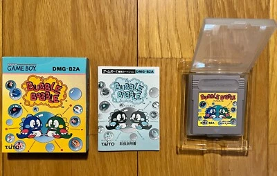 Bubble Bobble Taito Game boy Japan 1990 Rare - Image 1 of 4