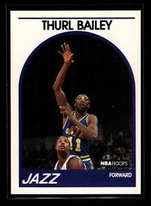 1989-90 NBA Hoops #251 Thurl Bailey (NM)(BSK) - Picture 1 of 2
