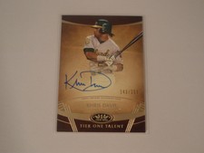 Khris Davis 2019 Topps Tier One Tier One Talent Autograph #TTA-KDA Auto