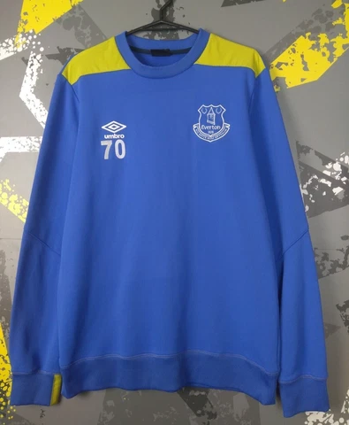 Everton Training Jacket Long Sleeve Blue Umbro Mens Size L ig93 Cover