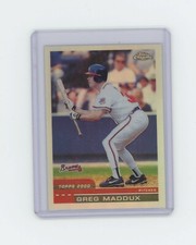2000 Topps Chrome Greg Maddux Refractor #425