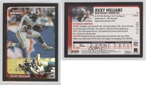 2003 Bowman Chrome Refractor /500 Ricky Williams #15