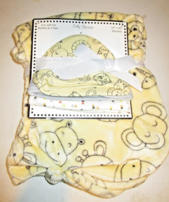 LITTLE CELEBRITY - MANTA BEBÉ Y 3 - JUEGO DE SOMBREROS - SUAVE Y CÓMODO - 30 X 40 Foto 1 de 2