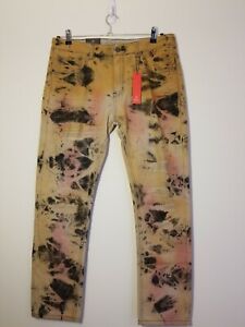 IMPERIOUS DISTRESSED BLEACH WASH MEN'S JEANS / PANT NEW TAGS - 