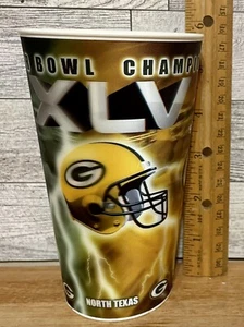 GREEN BAY PACKERS HOLOGRÁFICO 2011 SUPER BOWL CAMPEÓN 16 OZ. COPA CAPITAL - Imagen 1 de 7