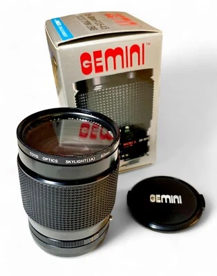 Gemini Auto MC Macro Zoom 28-80mm f3.5-4.8 Filter, Caps & Box - Image 1 of 4