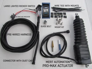FITS John Deere CHUTE CONTROL 1 2 3 SERIES PRE-WIRED LIGHTED ROCKER KIT NEW!! - Picture 1 of 12