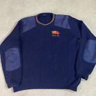 Vintage Adelaide Crows Sweater Mens 2XL Blue Knit Silver Fleece Wool Jumper