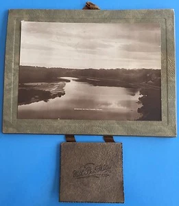 *Original* KELSO ESCOTLAND 1930 Calendario de Fotos Colgantes "NOCHE EN EL TWEED" - Imagen 1 de 4